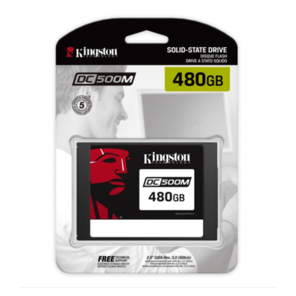 SSD para Servidor Kingston DC500M, 480GB, SATA III